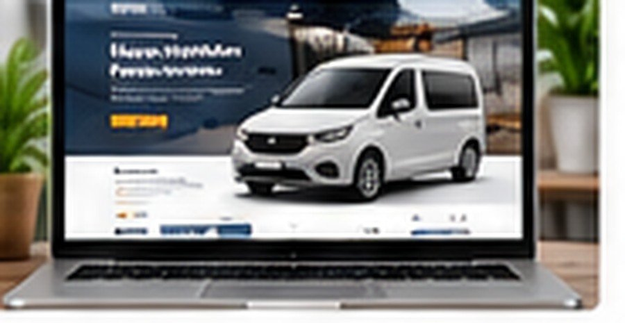 Van rental website project preview