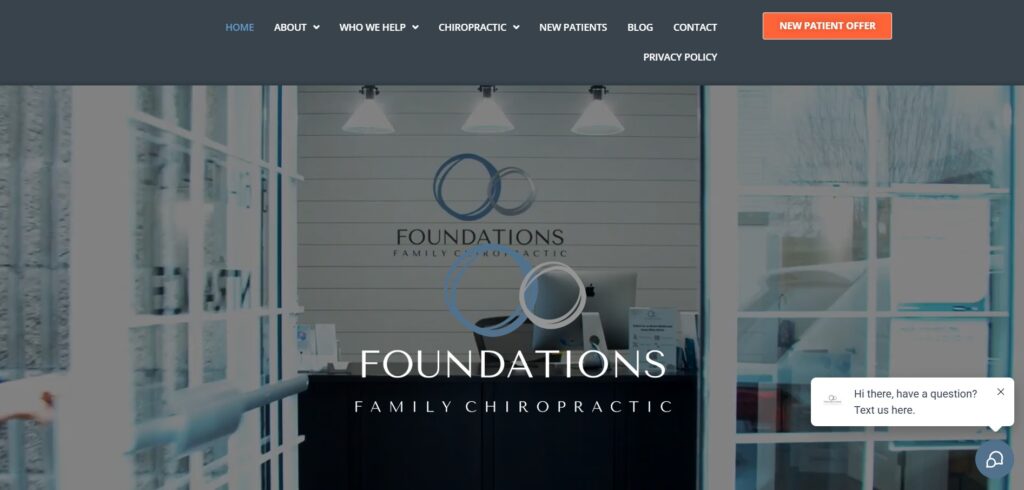 foundation website project